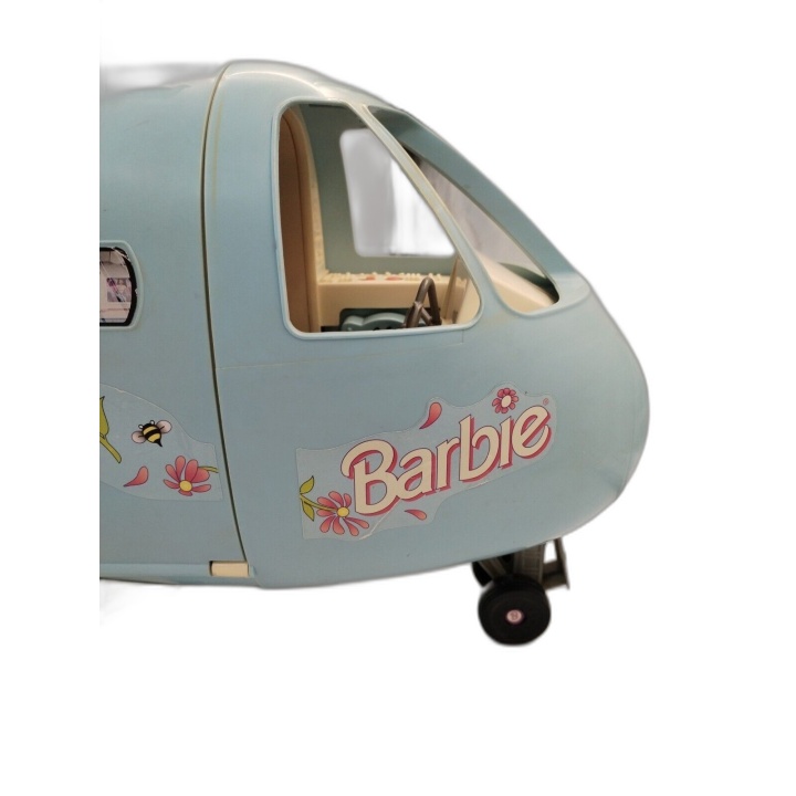 Avion Barbie Électronique Vintage Mattel ~70cm - Sons Fonctionnel - Oc