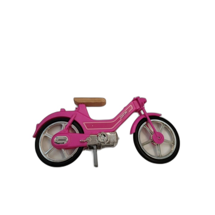 Lot Barbie Vintage Mattel - Voiture Golf + Mobylette + Valise Voyage -