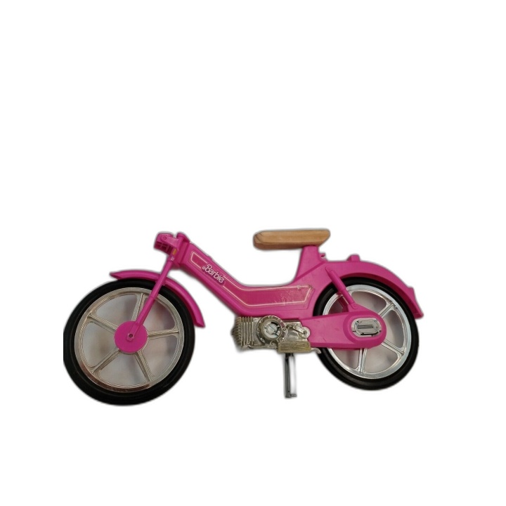 Lot Barbie Vintage Mattel - Voiture Golf + Mobylette + Valise Voyage -