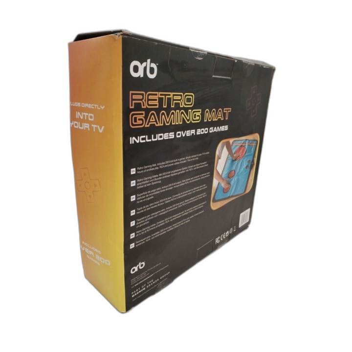 ORB Retro Gaming Mat Plug & Play - Tapis de Jeu avec 200 Jeux Intégrés