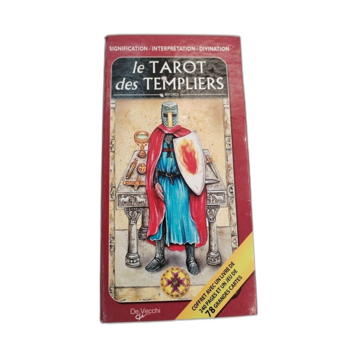 Tarot des Templiers - Coffret De Vecchi Mayorca - 78 Grandes Cartes + 
