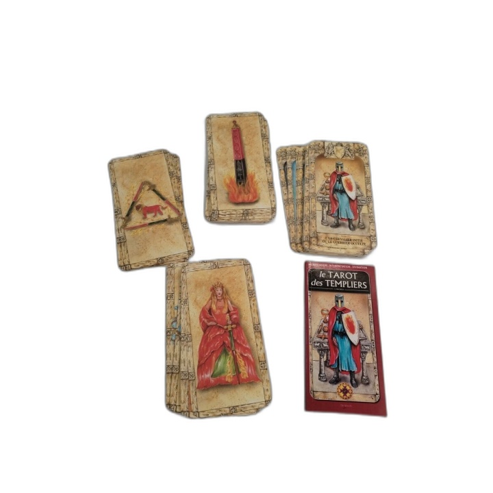 Tarot des Templiers - Coffret De Vecchi Mayorca - 78 Grandes Cartes + 