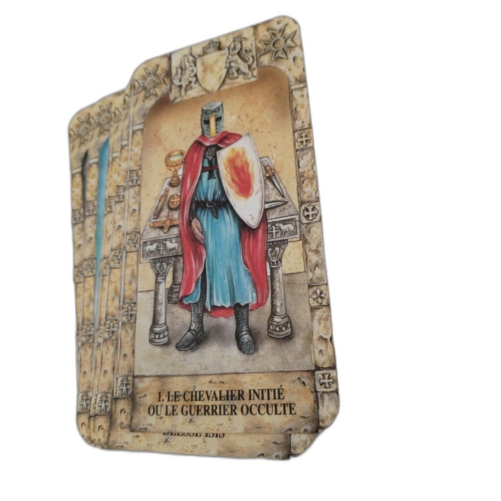Tarot des Templiers - Coffret De Vecchi Mayorca - 78 Grandes Cartes + 