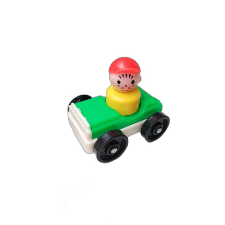 Fisher-Price Little People 875 - Set 4 Voitures + Figurines Vintage 19