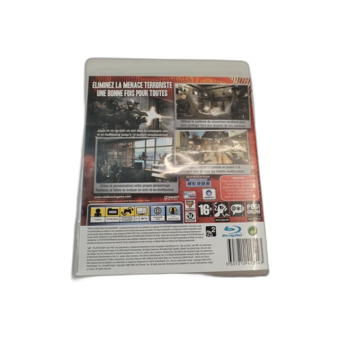 Tom Clancy's Rainbow Six Vegas 2 - PS3 - Jeu Tir Tactique - Occasion C
