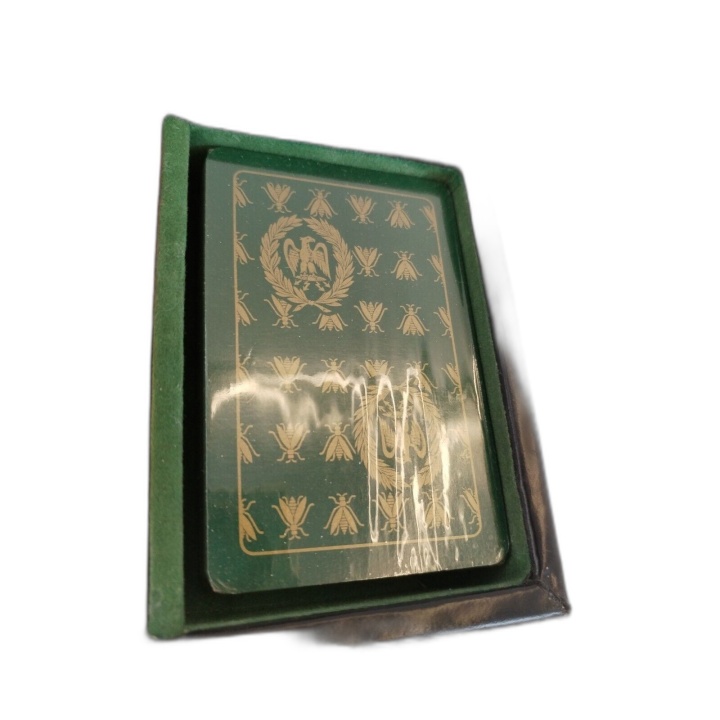 Coffret Jeux de Cartes Vintage - 2 Jeux de Cartes Jetons Dés - Mallett