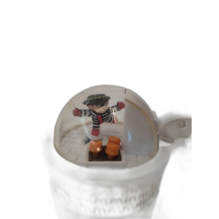 McDonald's Vintage Jouet Happy Meal Hamburglar Figurine Miniature Seau
