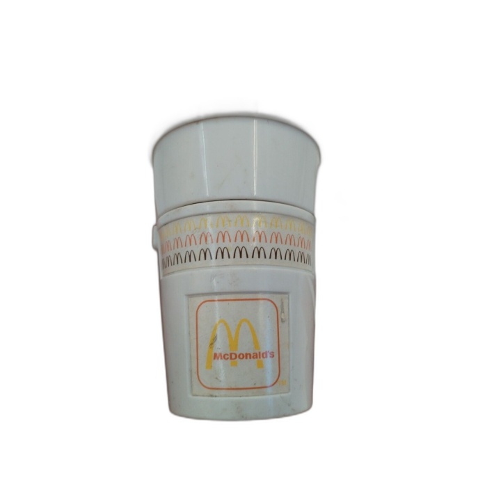 McDonald's Vintage Jouet Happy Meal Hamburglar Figurine Miniature Seau