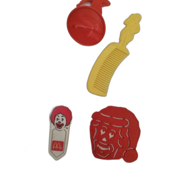 Lot 16 Jouets McDonald's Vintage Ronald McDonald - Figurines Voitures