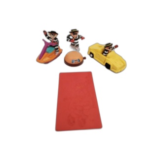 Lot 5 Figurines Happy Meal McDonald's Hamburglar Vintage - Jouets Coll