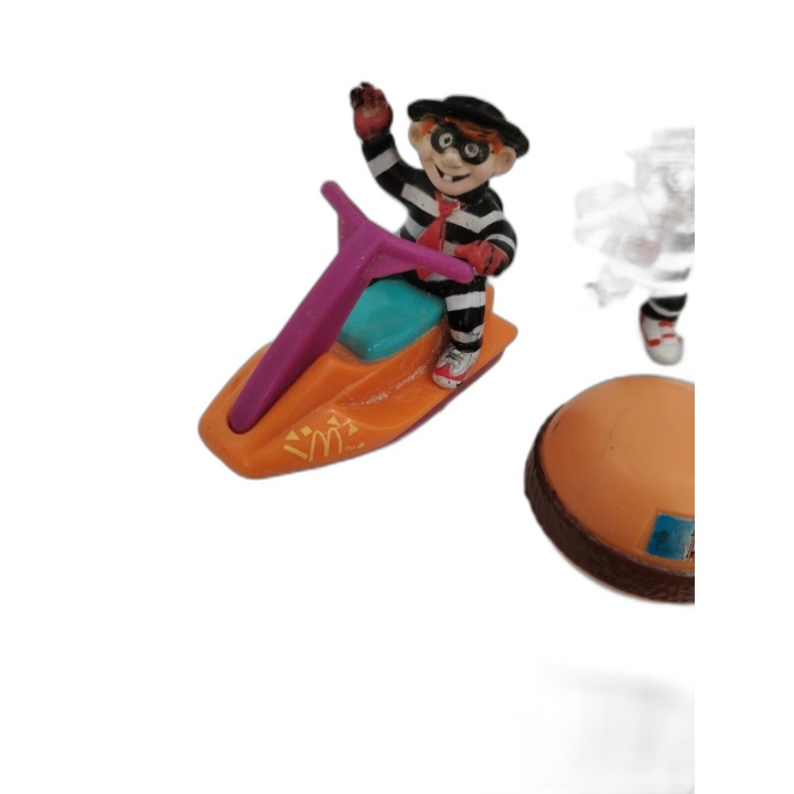 Lot 5 Figurines Happy Meal McDonald's Hamburglar Vintage - Jouets Coll