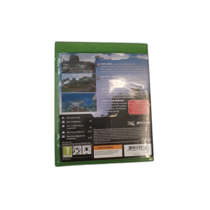 Minecraft - Xbox One - Pack de Démarrage + 700 Minecoins - Jeu Aventur
