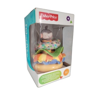 Fisher-Price Ma Pyramide Petit Singe SnugaMonkey - Doudou Éveil 0+ - B