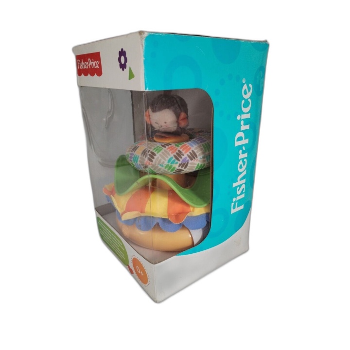 Fisher-Price Ma Pyramide Petit Singe SnugaMonkey - Doudou Éveil 0+ - B