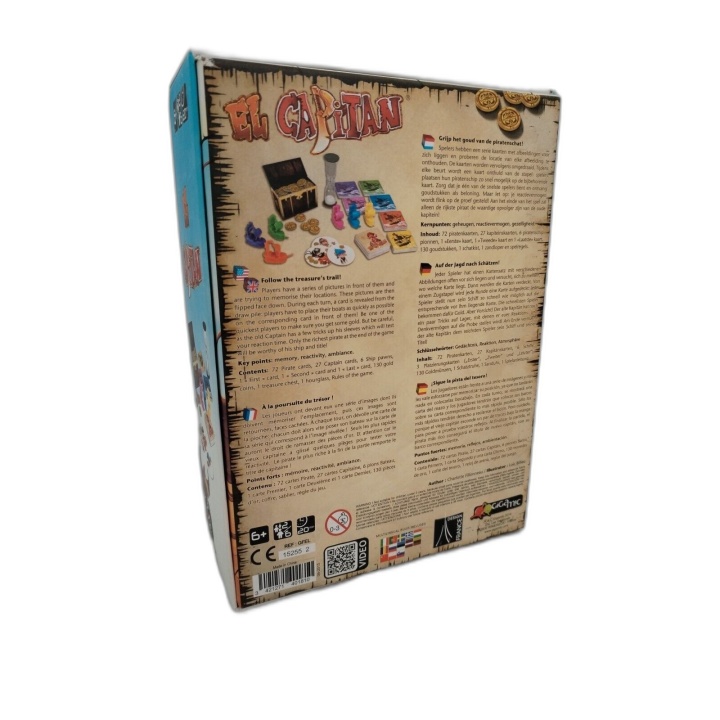 El Capitan - Gigamic - Jeu de Cartes Pirate 2-6 Joueurs - 6 ans - Occa
