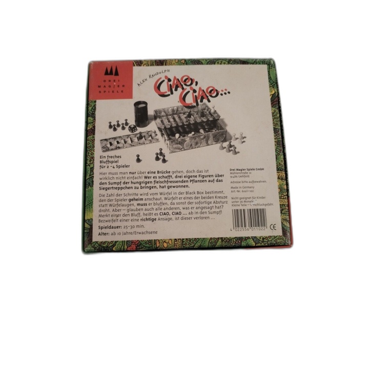 Ciao Ciao - Drei Magier Spiele - Alex Randolph - Jeu Bluff 2-6 Joueurs