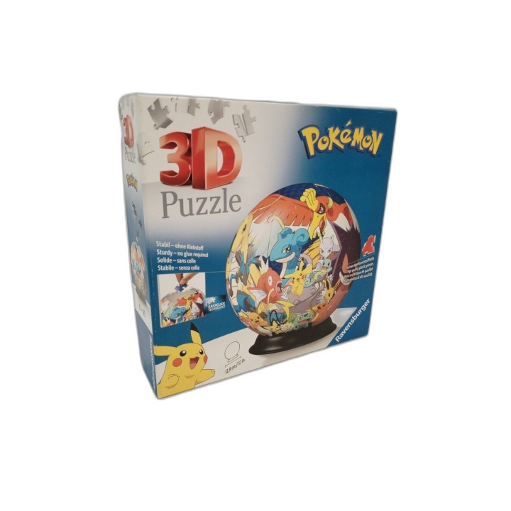 Pokémon 3D Puzzle Ball Ravensburger - Puzzle Sphère Pikachu 6 ans+ Occ