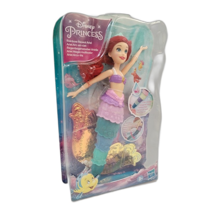 Disney Princess Ariel Arc-en-Ciel Hasbro - Poupée Sirène Changement Co