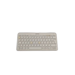 Clavier Bluetooth Samsung AZERTY Compact Blanc - Sans Fil Tablette PC