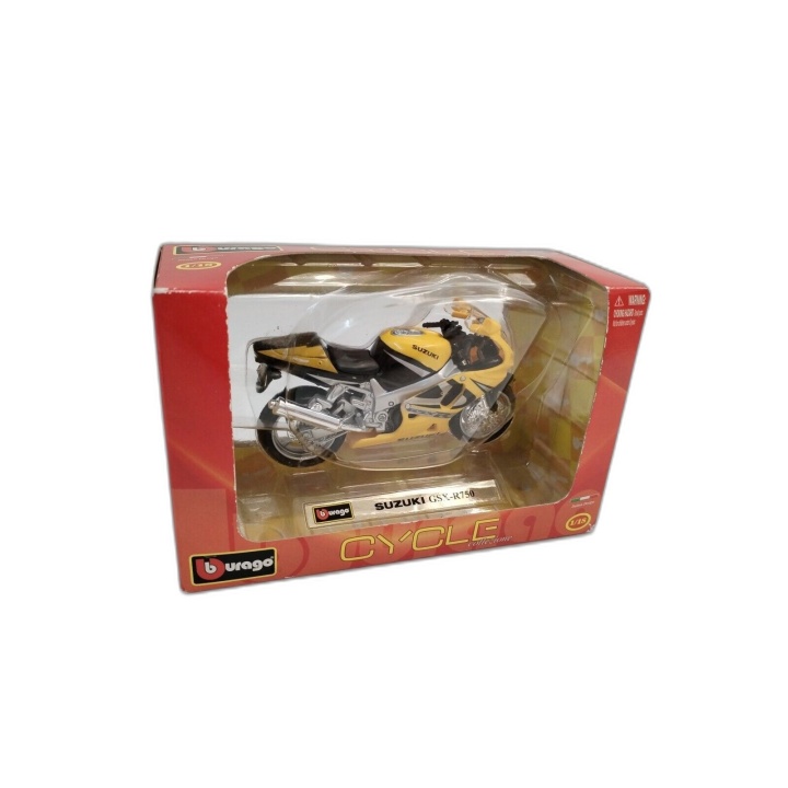 Burago Cycle Collezione - Moto Suzuki GSX-R750 - Modèle réduit 1/18 -