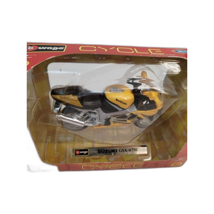 Burago Cycle Collezione - Moto Suzuki GSX-R750 - Modèle réduit 1/18 -