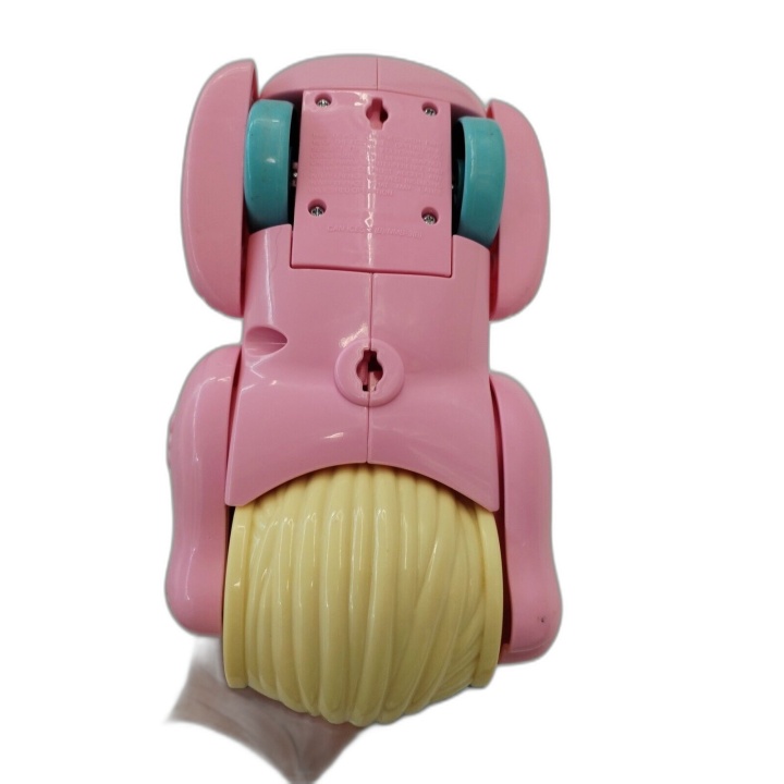 VTech 1 2 3 P'tit Chat - Jouet d'éveil interactif bébé à tirer - Rose