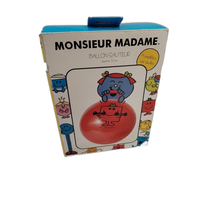 Monsieur Madame Ballon Sauteur M. Grognon 52cm - The Concept Factory -