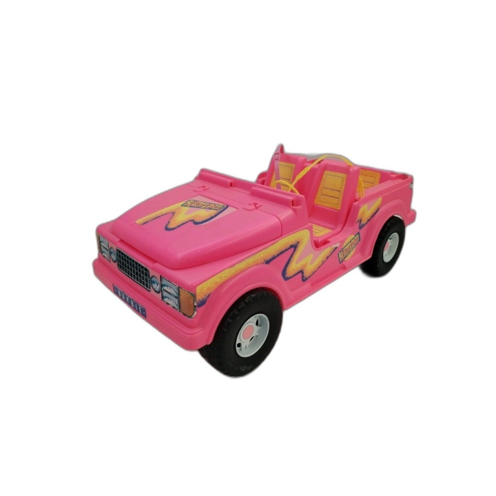 Barbie Pick-Up 4x4 Rose Mattel - Véhicule Vintage Années 90 pour Poupé