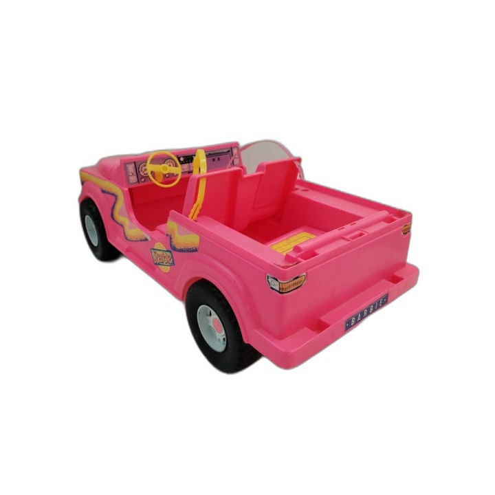 Barbie Pick-Up 4x4 Rose Mattel - Véhicule Vintage Années 90 pour Poupé