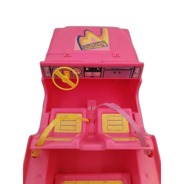 Barbie Pick-Up 4x4 Rose Mattel - Véhicule Vintage Années 90 pour Poupé