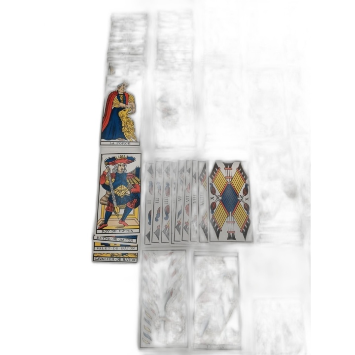 Ancien Tarot de Marseille Grimaud 1977 - 78 Cartes Complet - Cartomanc