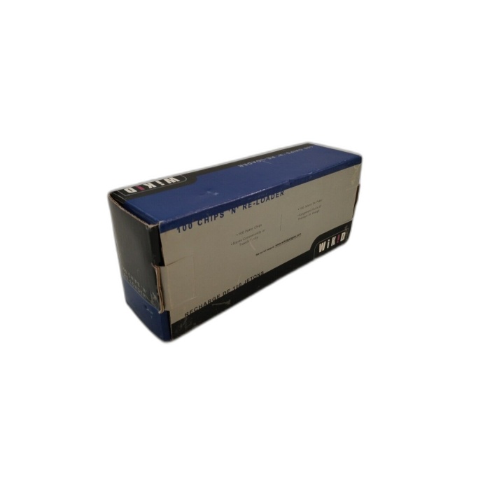 Wikid Poker Set 100 Jetons Chips N Re-Loader - Boîtier Rangement Voyag