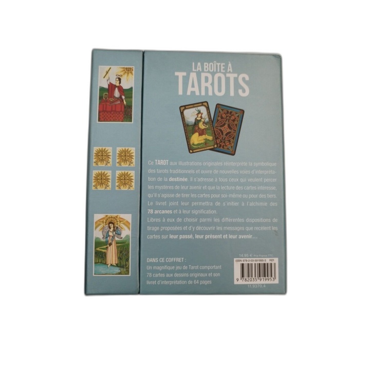 La Boîte à Tarots Larousse - 78 Cartes + Livret 64 Pages - Apprendre l