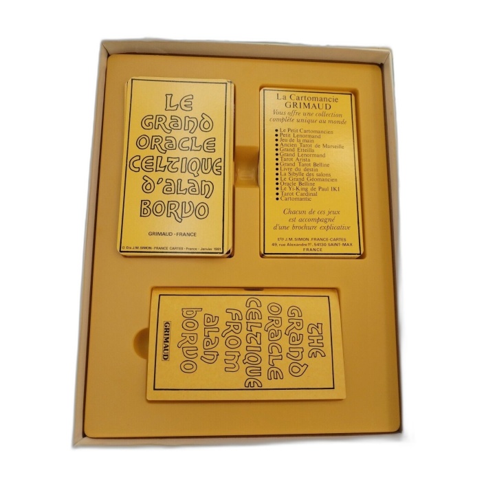 Le Grand Oracle Celtique d'Alan Borvo - Grimaud 1981 - Tarot Celtique 