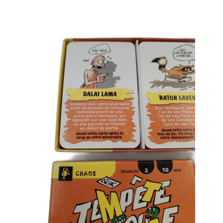 Tempête sur l'Échiquier - Chaos/VA - Jeu de Cartes Échecs 2 Joueurs -