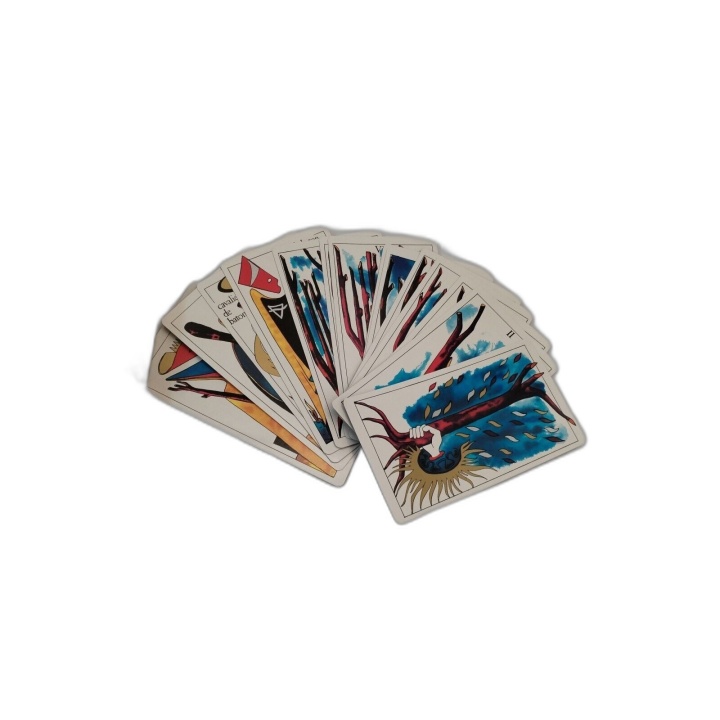 Tarot de la Réa - Alain Bocher - Éditions Alréa 1982 - Jeu Complet Car