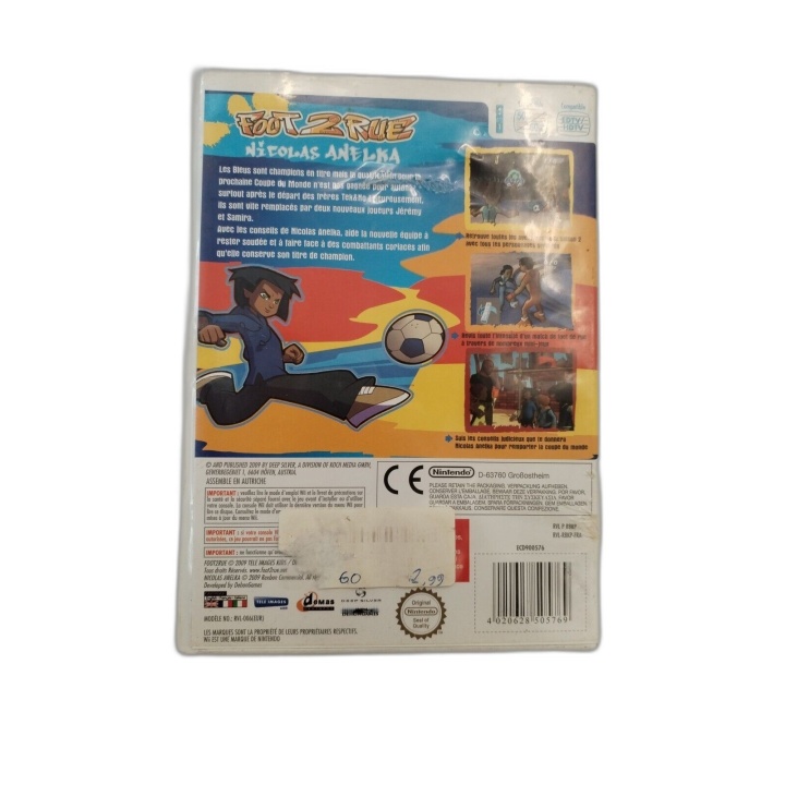 Foot 2 Rue Nicolas Anelka - Nintendo Wii - Jeu Football Arcade - Occas