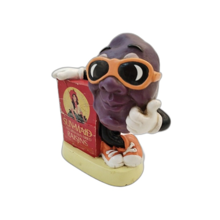Tirelire Figurine Vintage California Raisins Sun Maid 1987 - Personnag