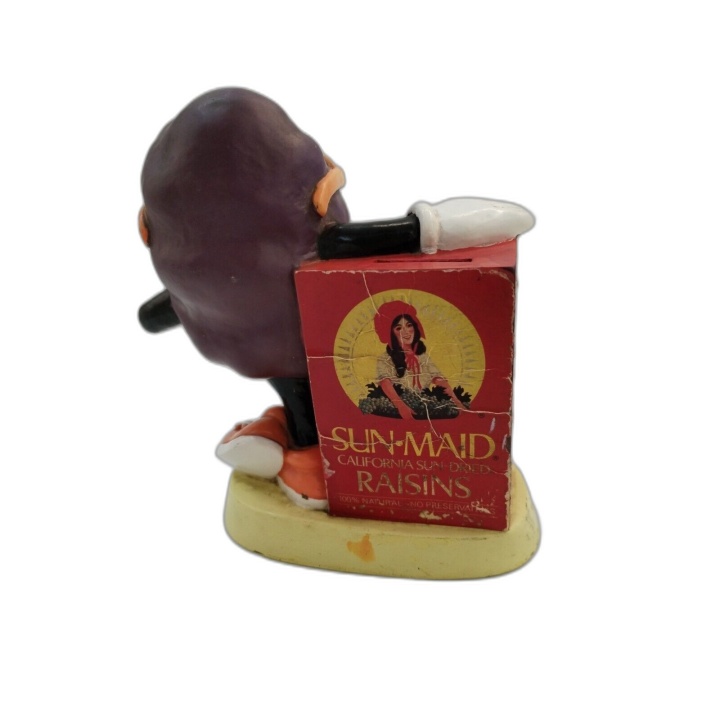 Tirelire Figurine Vintage California Raisins Sun Maid 1987 - Personnag