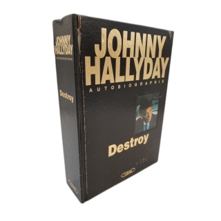 Johnny Hallyday Destroy - Autobiographie Livre Michel Lafon - Édition