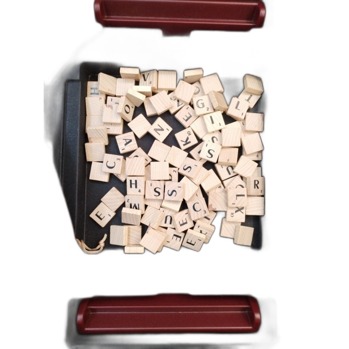 Scrabble Deluxe - Mattel - Jeu de Société Lettres Bois 2-4 Joueurs - 1