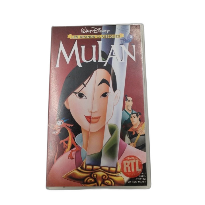 Mulan - Walt Disney Les Grands Classiques - Cassette VHS - Film Animat