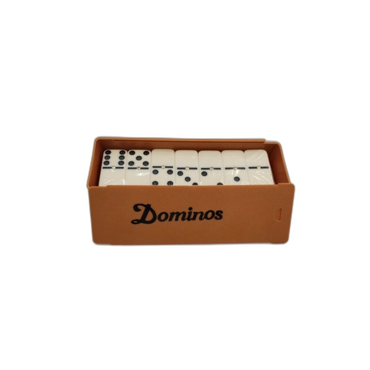 Jeu de Dominos Double Six - 28 Pièces en Boîte - Jeu Classique Famille