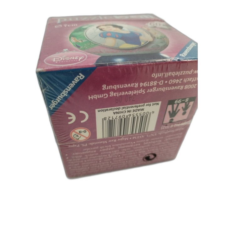 Puzzleball 3D Blanche-Neige Ravensburger - Disney Princess - 60 pièces