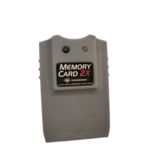 Memory Card 2X Performance PlayStation 1 PS1 - Carte Mémoire Tierce -