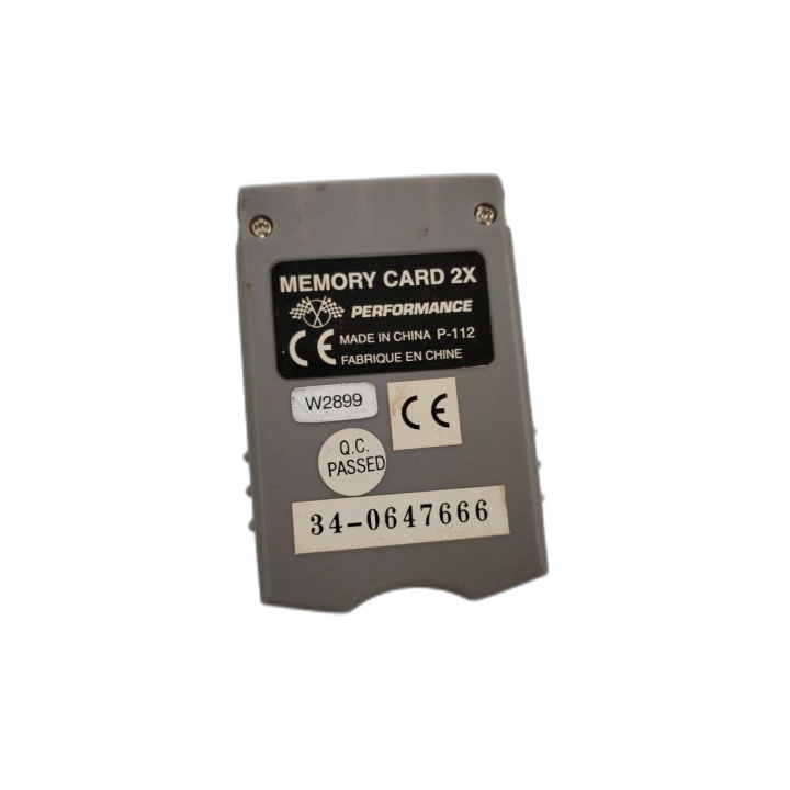 Memory Card 2X Performance PlayStation 1 PS1 - Carte Mémoire Tierce -