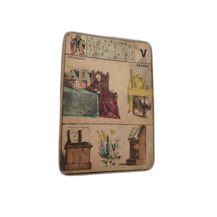Grand Tarot Lenormand Gaudais Grimaud XIXe - 32 Cartes Cartomancie Tam