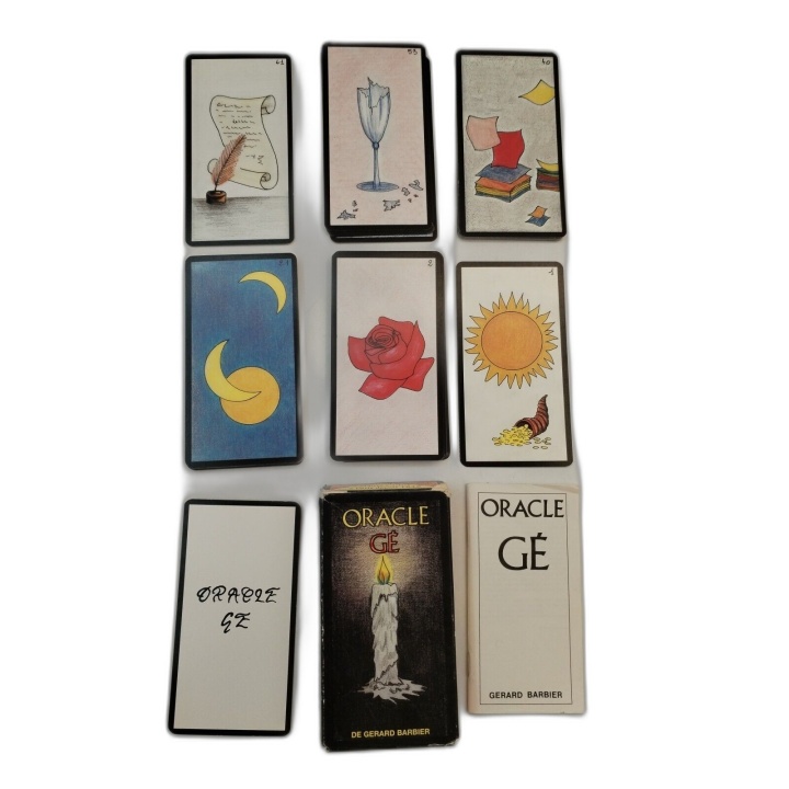 Oracle Gé de Gérard Barbier - Jeu de Cartes Divinatoire Vintage Comple