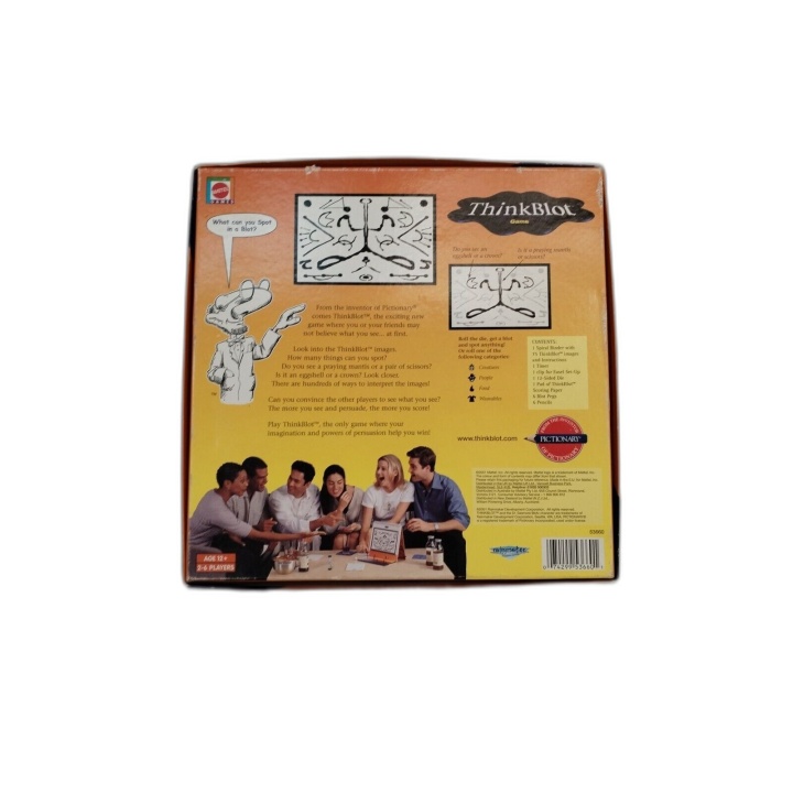 ThinkBlot Game - Mattel - Jeu d'interprétation 2-6 Joueurs - 12 ans -