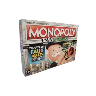 Monopoly Faux Billets - Hasbro Gaming - Jeu Famille 2-6 Joueurs - 8 an